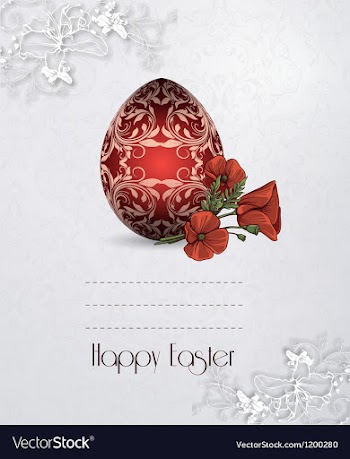 Easter vector image