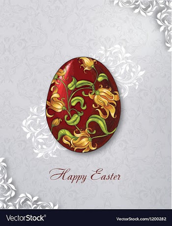 Easter vector image