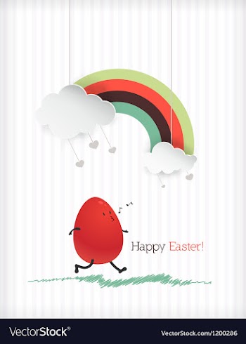 Easter vector image