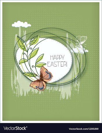 Easter vector image