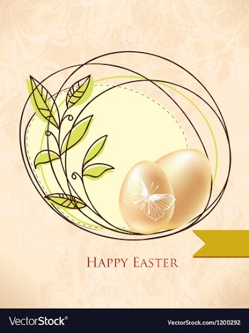 Easter vector image