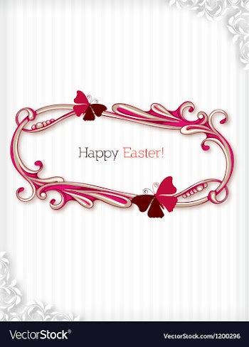 Easter vector image