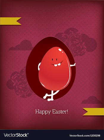 Easter vector image