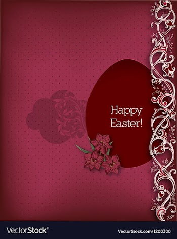 Easter vector image