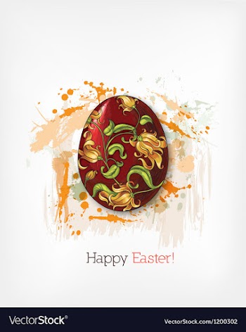Easter vector image