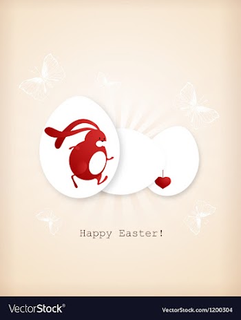 Easter vector image
