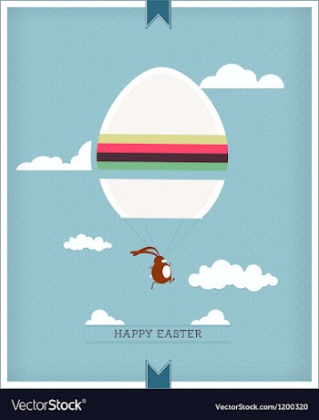 Easter vector image