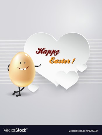 Easter vector image