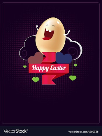 Easter vector image