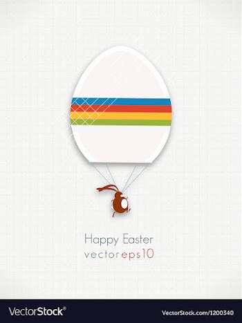 Easter vector image