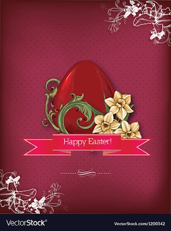 Easter vector image