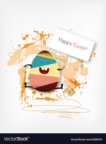 Easter vector image