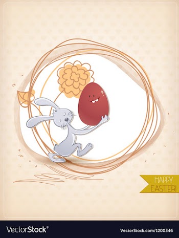 Easter vector image