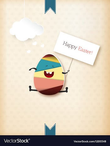 Easter vector image