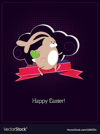 Easter vector image