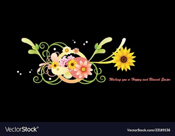 Easter vector image