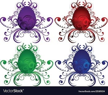 Easter vector image