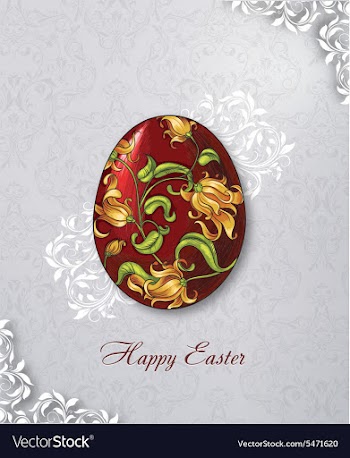 Easter vector image