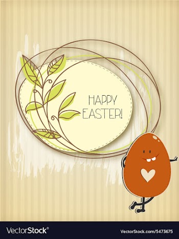 Easter vector image