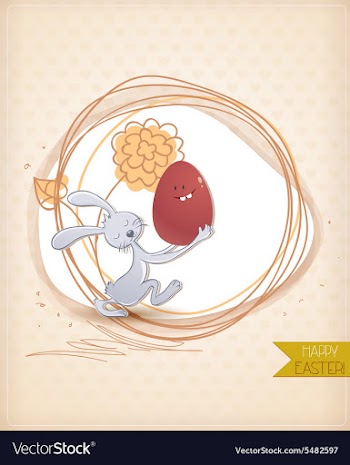 Easter vector image