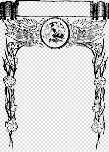 Easter Wings Frames , easter frame transparent background PNG clipart