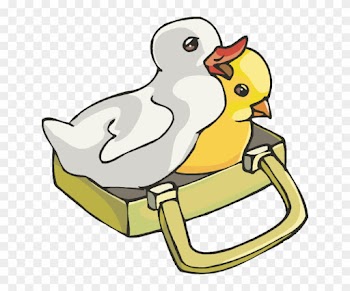 Easter Word Art And Miscellaneous Easter Clip Art Izxyqj - Chick And Duck Clipart