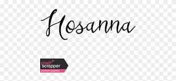 Easter Word Art Hosanna Graphic By Marisa Lerin - Word Art Now