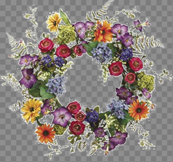 Easter Wreath PNG Pic