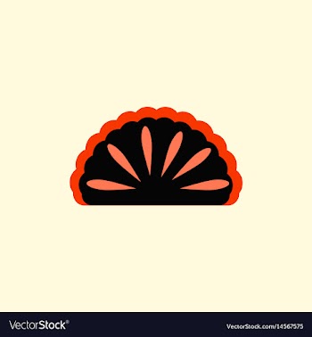 Eastern panna cotta vector image