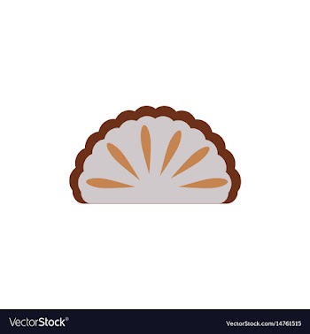 Eastern panna cotta vector image