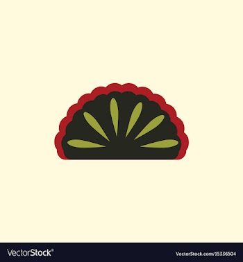 Eastern panna cotta vector image