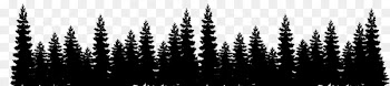 Eastern white pine Tree Forest Clip art - landscape silhouette 
