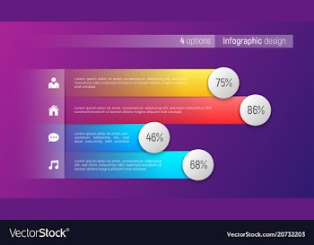  					Easy editable 4 options infographic design vector image														