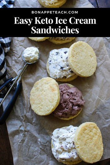 Easy Keto Ice Cream Sandwiches - Bonappeteach