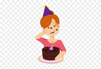 Eating Cake Clipart - Girl Eat Cake Clipart