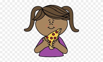 Eating Clipart Eating Pizza Clipart - Girl Eating Pizza Clipart