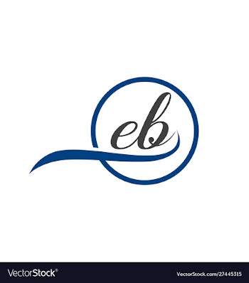 Eb logo vector image