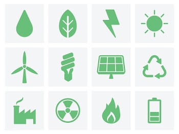 Eco and green icons illustration | Free stock vector - 457464