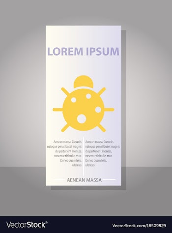 Eco brochure design template corporate poster vector image