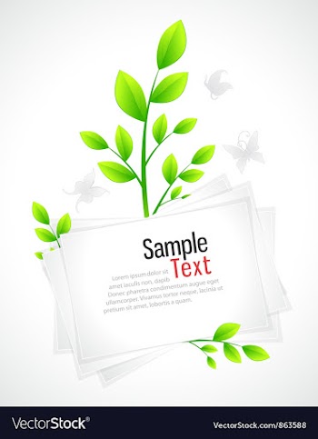 Eco design vector image