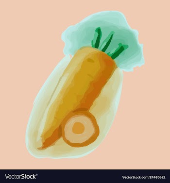Eco food menu background watercolor hand drawn vector image