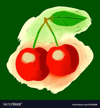 Eco food menu background watercolor hand drawn vector image