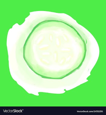 Eco food menu background watercolor hand drawn vector image