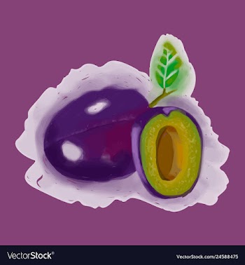Eco food menu background watercolor hand drawn vector image