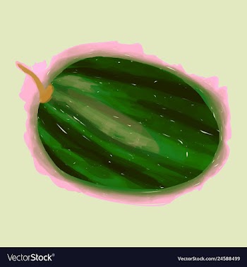 Eco food menu background watercolor hand drawn vector image
