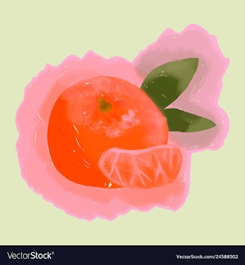 Eco food menu background watercolor hand drawn vector image
