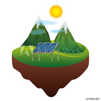 eco friendly concept flat design
