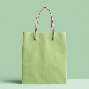 Eco-Friendly Green Paper Bag