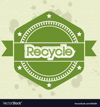 Eco friendly label vector image