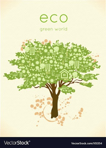 Eco friendly vector image